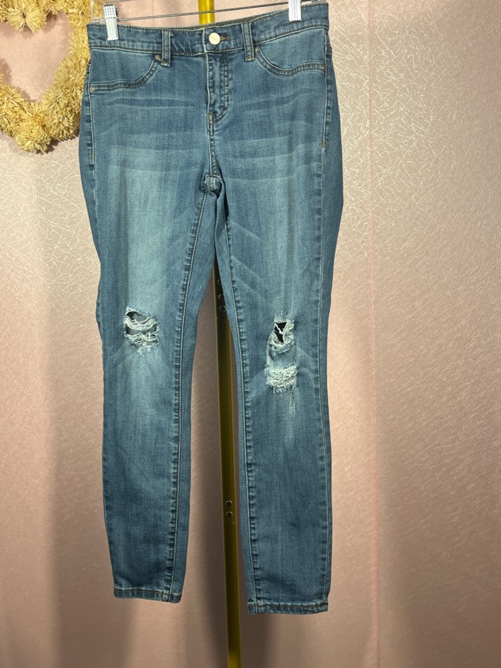 Lakeview Denim Light Blue Distressed Skinny Jeans